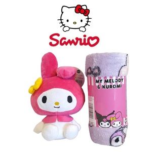 NWT 2023 Sanrio My Melody 8" Plush Collection and My Melody and Kuromi T…